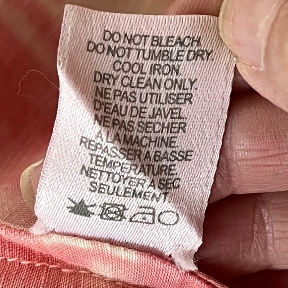 Calypso St. Barth Pink Shibori Dyed Wrap Dress Size Small Summer Linen Cotton - Picture 12 of 15